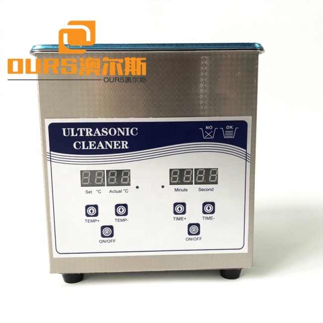 150x135x100MM uso de laboratorio Dental baño limpiador ultrasónico con temporizador/calentador 60W para limpieza por vibración ultrasónica 220V AC