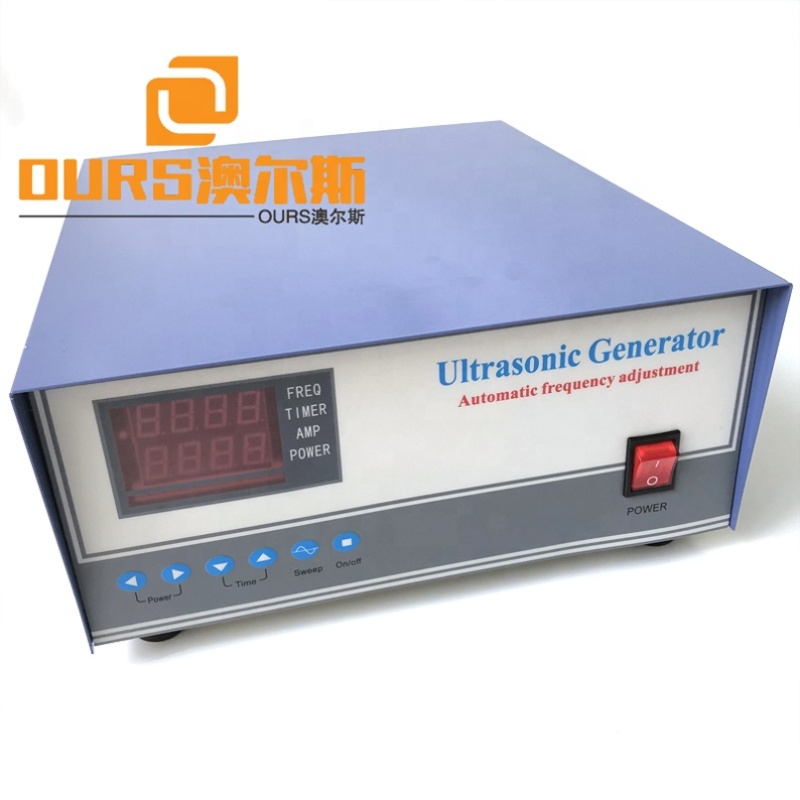 China Supply 1200W Sweep Frequency Ultrasonic Signal Generator Steel Cleaning Ultrasonic Generator Drive For Immersion Sensor