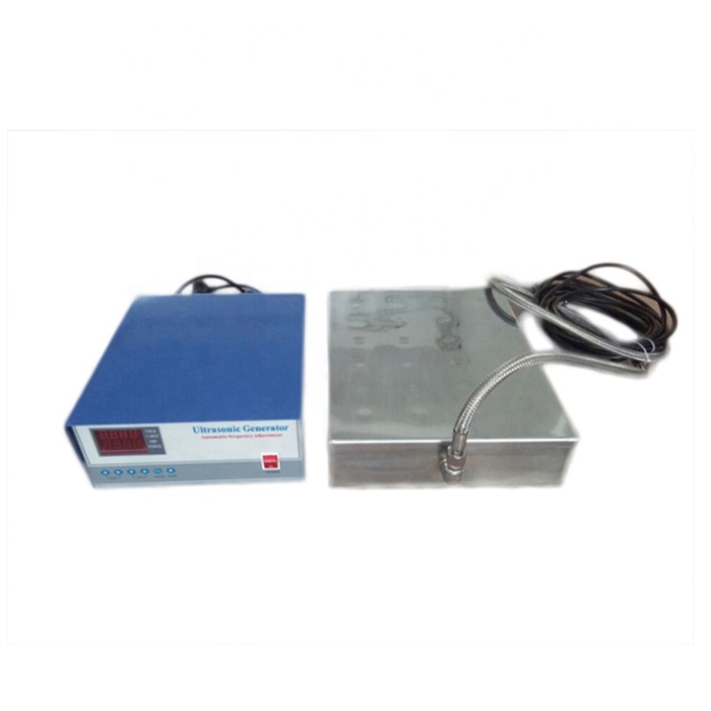Sweep Frequency Ultrasonic Generator Controlled Ultrasonic Immersible Transducer Pack Cleaning Transducer Plate Box 1200W