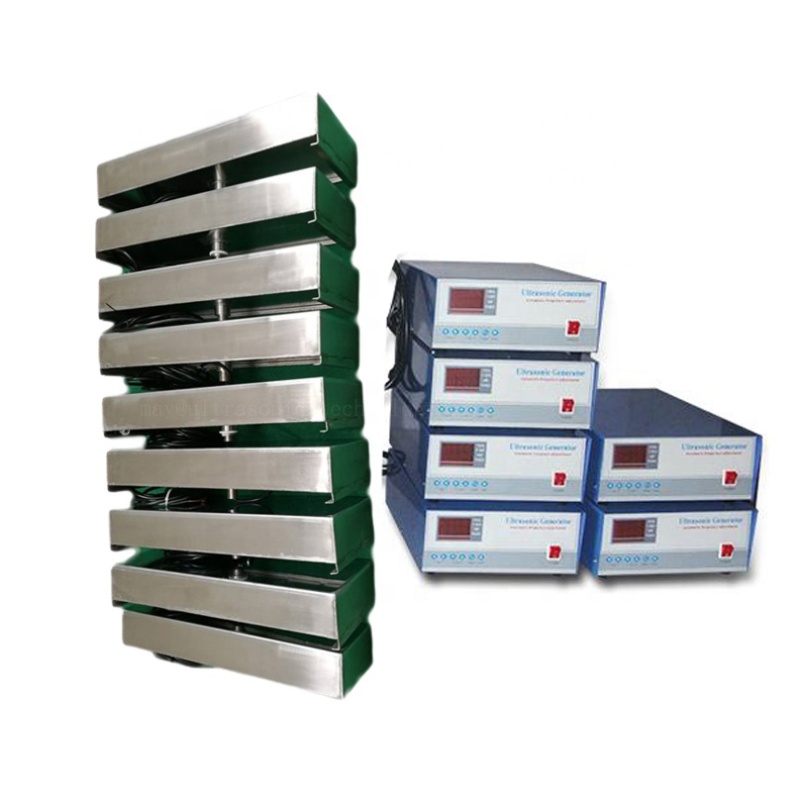 28KHZ Immersion Ultrasonic Sound Transducer Stainless Box Vibration Pulse Wave Cleaning Sensor Plate For Industrial Cleaner