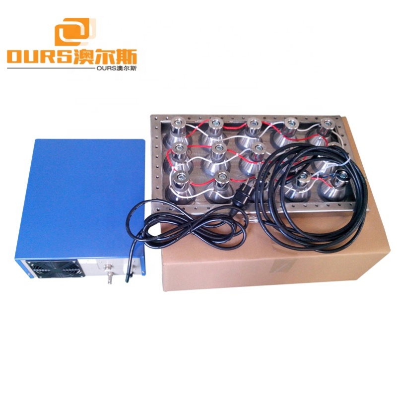 40K 5000W 220V Immersible Submersible Ultrasonic Transducers Unit With Ultrasonic Generator