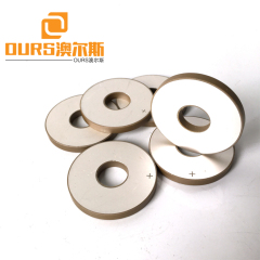 Cerámica piezoeléctrica de anillo de 35X15X5 mm para componentes y transductores de cerámica piezoeléctrica