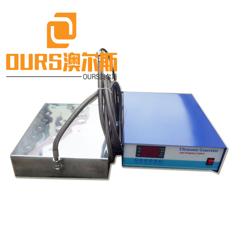 80KHZ High Frequency 1000W Customizable Industrial Submersible Transducer Waterproof Vibrating Plate Box