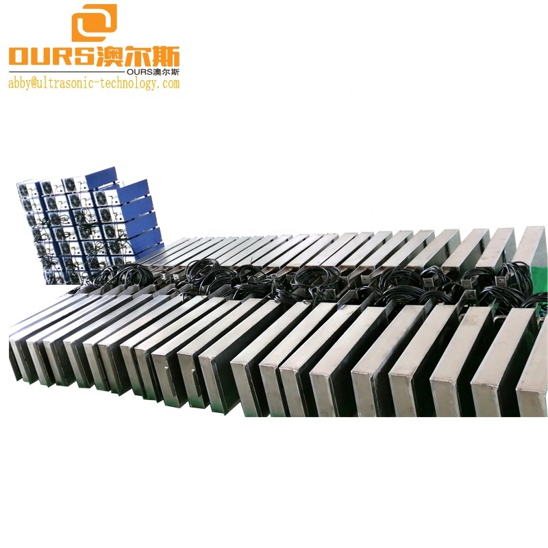 China Immersion Ultrasonic Transducer Plate 900W Industrial Submersible Ultrasonic Transducers Pack