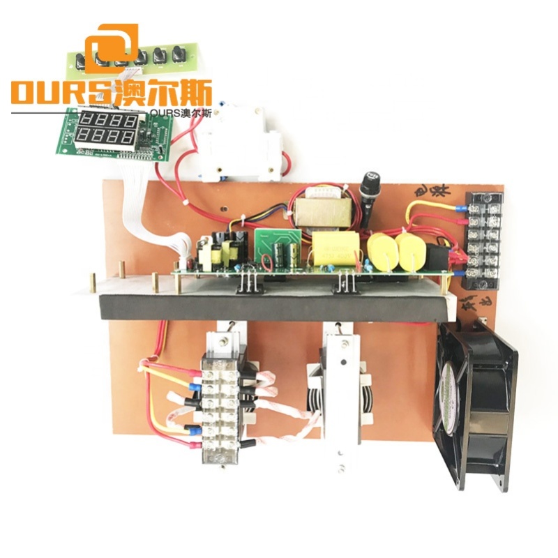 OURS 2800W Big Power Ultrasonic PCB Cleaner Generator 17KHZ-48KHZ Frequency Ultrasonic Generator PCB For Industry Cleaner