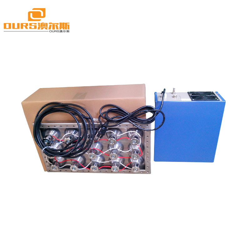 20khz-40khz ultrasonic cleaning tank with phased array transducer bonded/ultrasonic transducer easily installation for dirts cle