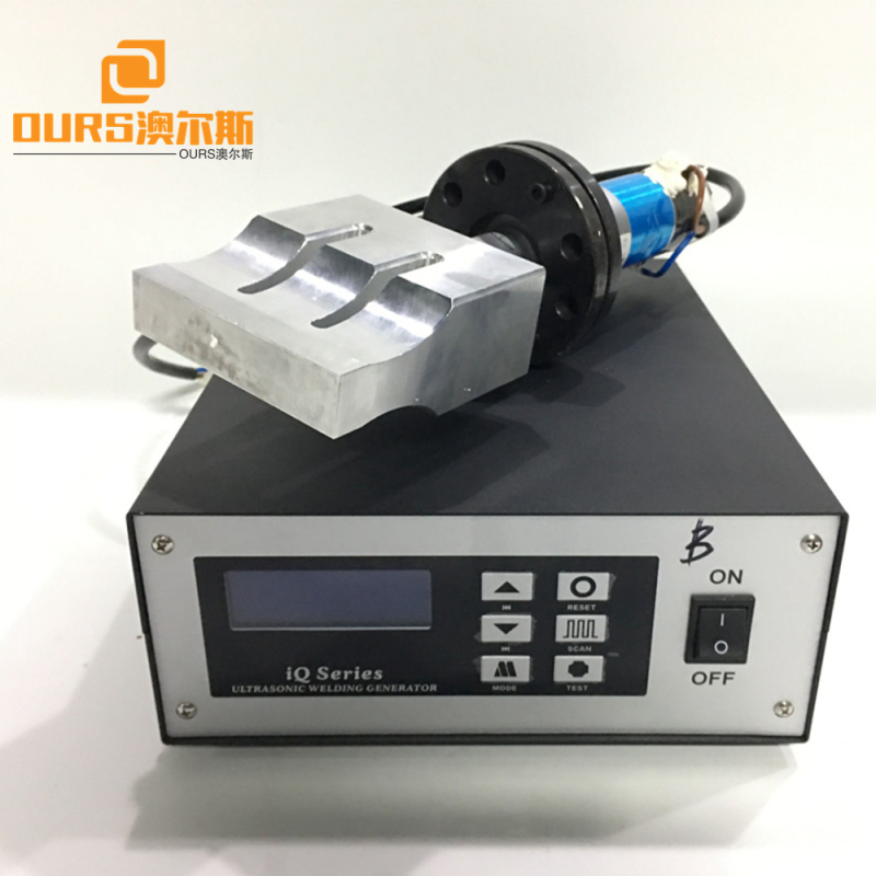 15khz Ultrasonic welding power generator and transducer with 200*20mm horn  for non-woven welding machine 2600w