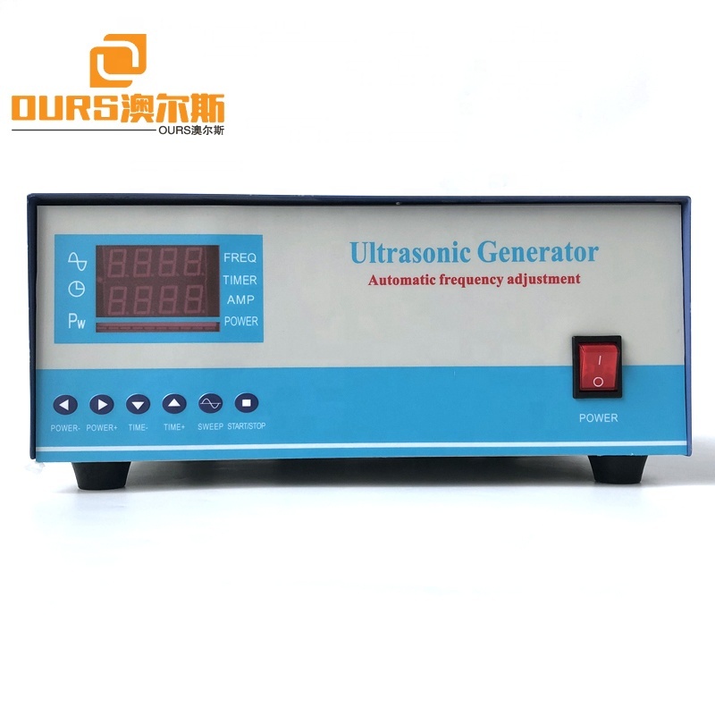 2400W Power Adjustable Ultrasonic Industry Cleaning Generator 28K Vibration Frequency For Cleaner Tank
