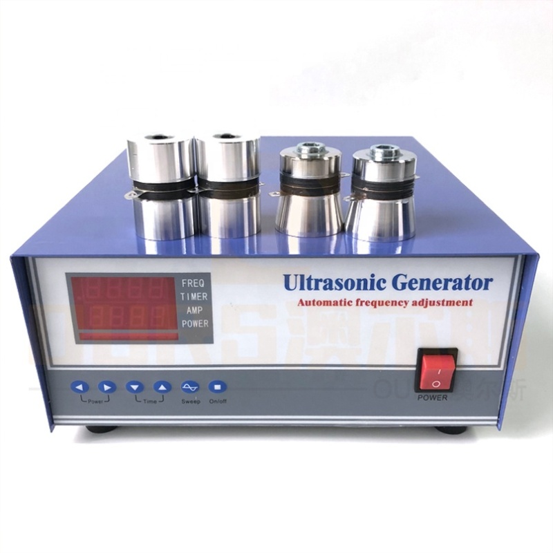 China Supply Digital Ultrasonic Frequency Generator Schematic 20K-40K Frequency Transducer Cleaning Power Source 220V Generator