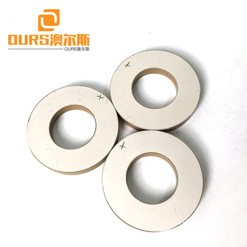 China Manufacture Hot Sales OD50*ID17*5mm PZT-8 piezo ceramic cylinder transducer