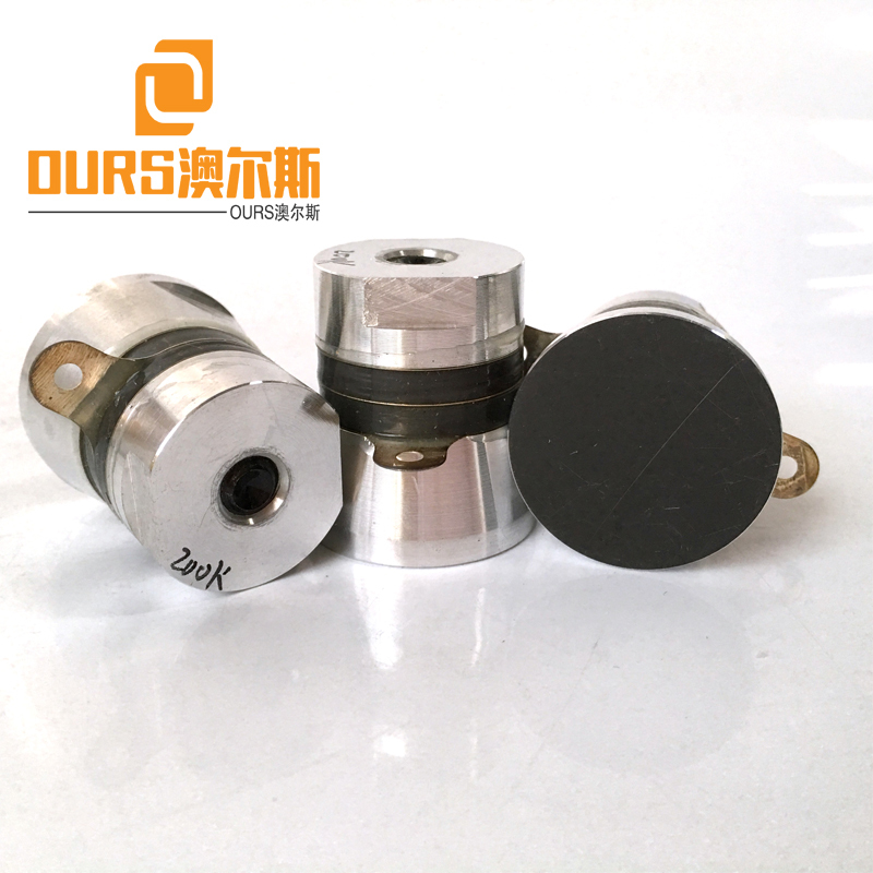 200KHZ High Frequency Stainless Steel Ultrasonic Transducer For Ultrasonic Immersible Pack