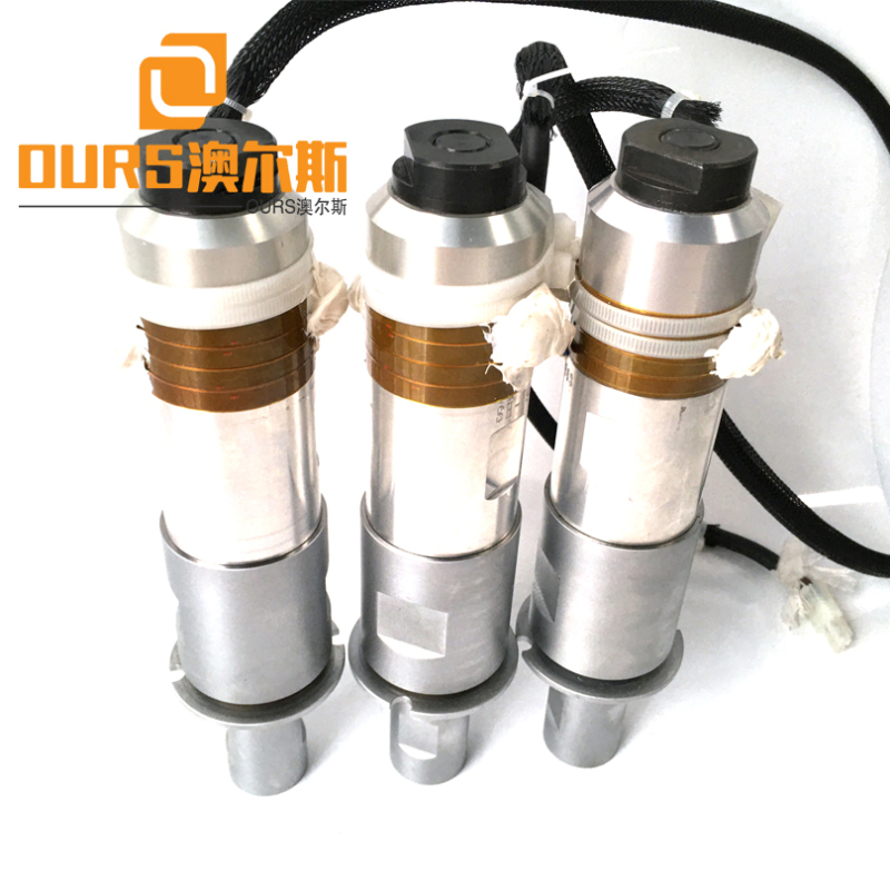 Factory Product 1800W 20KHZ  Ultrasonic Transducer with Steel Ultrasonic Booster