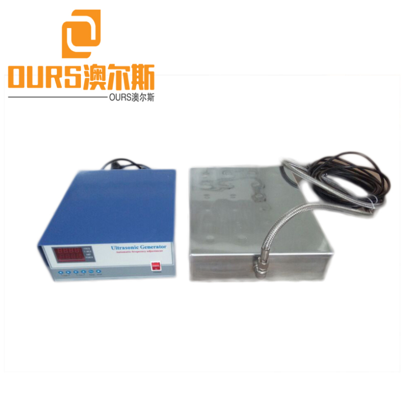 28KHZ high power 5000W  immersible ultrasonic vibrating plate Ultrasonic Immersion Transducer Box for Cleaning steel