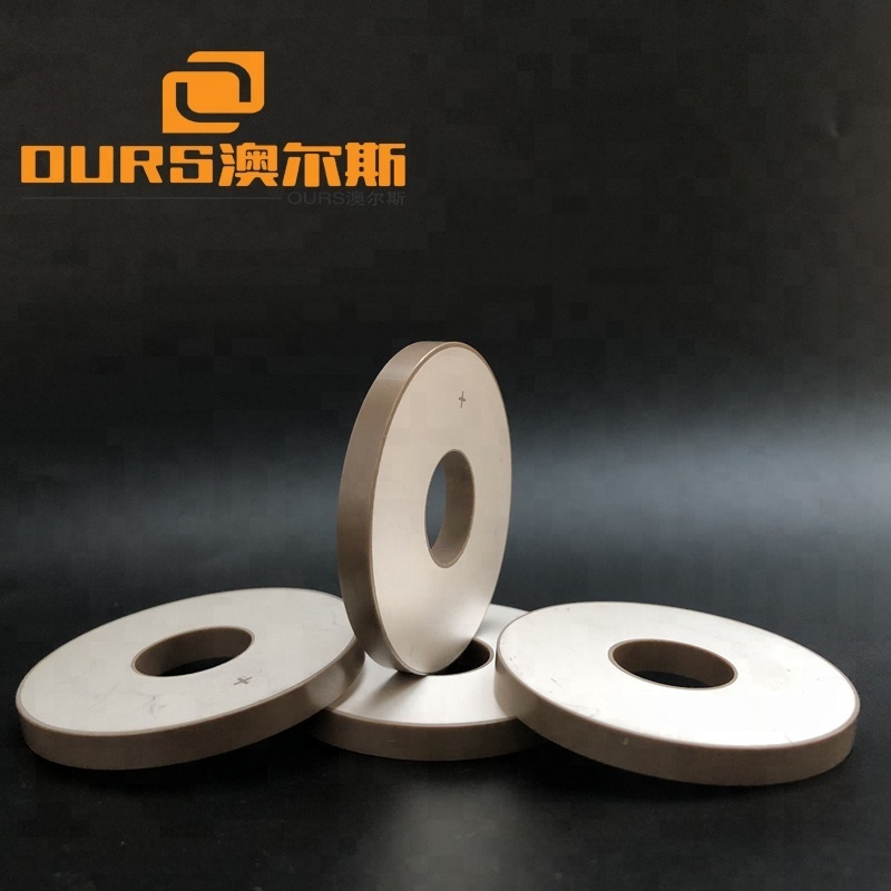 Ring piezoelectric ceramic 50*17*6.5mm ,Customize Ultrasonic Piezo Element Piezoelectric Ceramic Ring pzt-4 or pzt-8 material