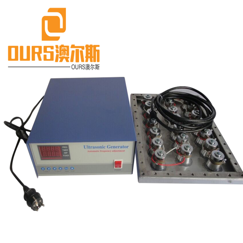 2400W Immersible Ultrasonic Vibration Transducer Box 28KHZ/40KHZ ultrasonic piezoelectric cleaning transducer ultrasonic plate