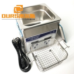 China Factory 2L Table Top Ultrasonic Water Bath Cleaner Sonicator With Heater And Basket For Glass Cleaning