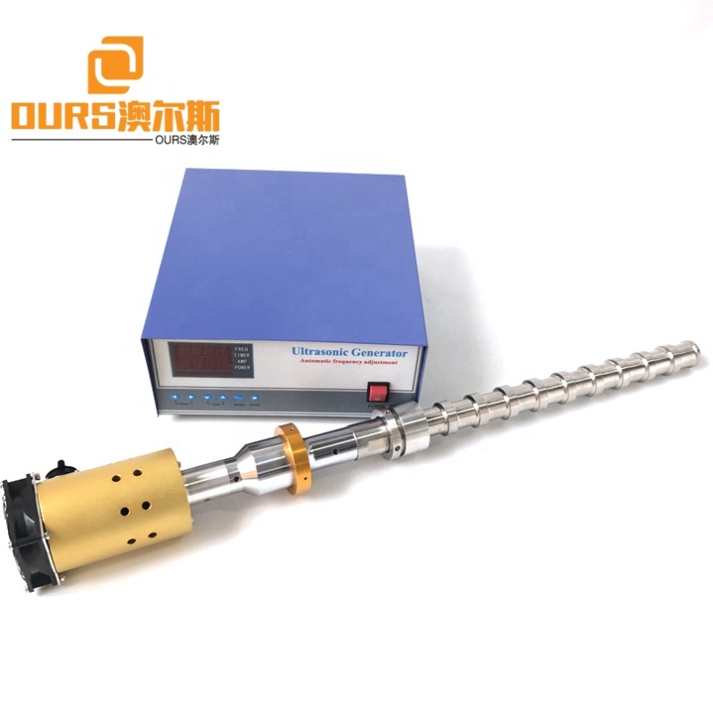 Biodiesel Liquid Treatments Submersible Ultrasonic Transducer 53mm Diameter And Generator For Industry Biodiesel Smelting 2000W