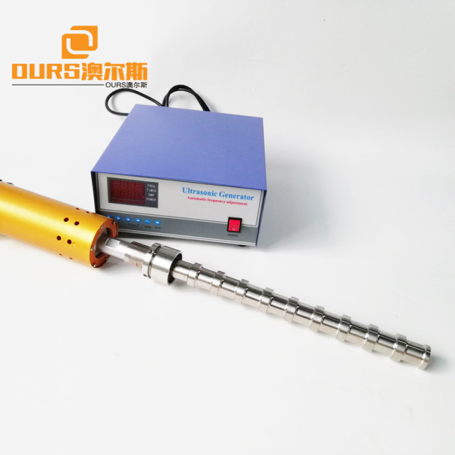 Sensor transductor de sonda ultrasónica sumergible bajo el agua piezoeléctrico a prueba de agua 20KHz palo de choque ultrasónico