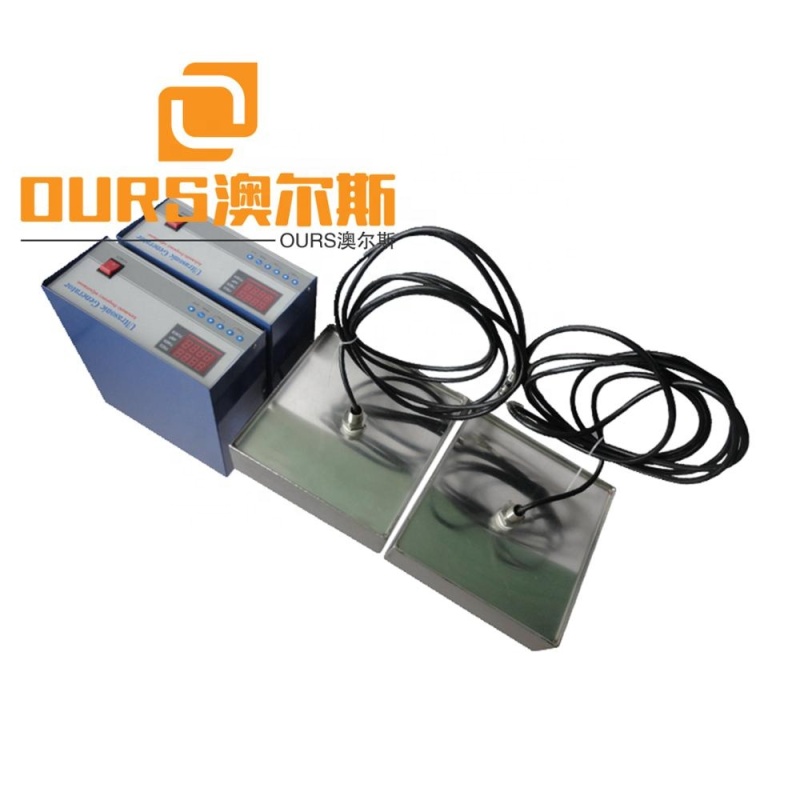 Immersible Ultrasonic Transducer Pack For Auto Parts Cleaning 1000W 40KHz/80KHz Dual frequency cleaning