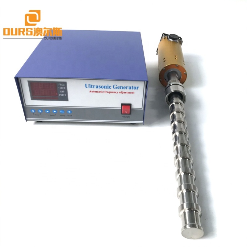 Biochemistry Industry Cleaning Equipment Submersible Ultrasonic Transducer Reactor With Ultrasonic Generator As Liquid mixer