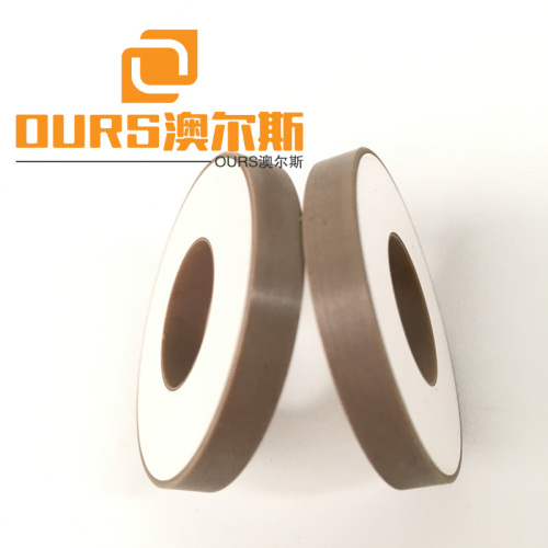 Factory Produced 30X10X5mm PZT-4 PZT-8 Ring Piezoelectric Ceramic Materials For Welding Transducer