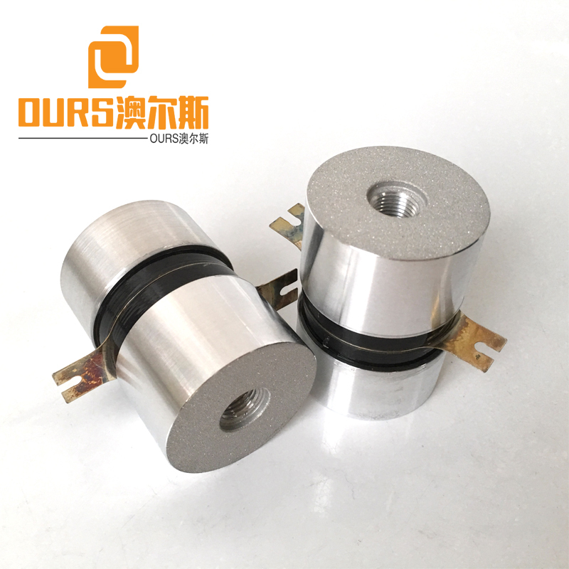 130KHZ 60W PZT4 Variable High Frequency Ultrasonic Transducer For Cleaning Electroplating Tools