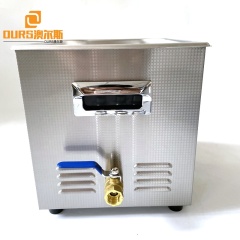 Machine de bain de nettoyage à ultrasons chauffée numérique 10L avec filtre pour le lavage de pièces dentaires en verre de bijoux