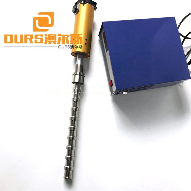 China Manufacturer Supply Ultrasonic Biodiesel Transducer Reactor 2000W  Industrial Calabash Shape Biodiesel Ultrasound Reactor