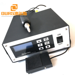 28khz or 35khz Small Ultrasonic Spot Welding Generator and Transducer with Titanium Horn Use For Textile Inserts Rear Panels