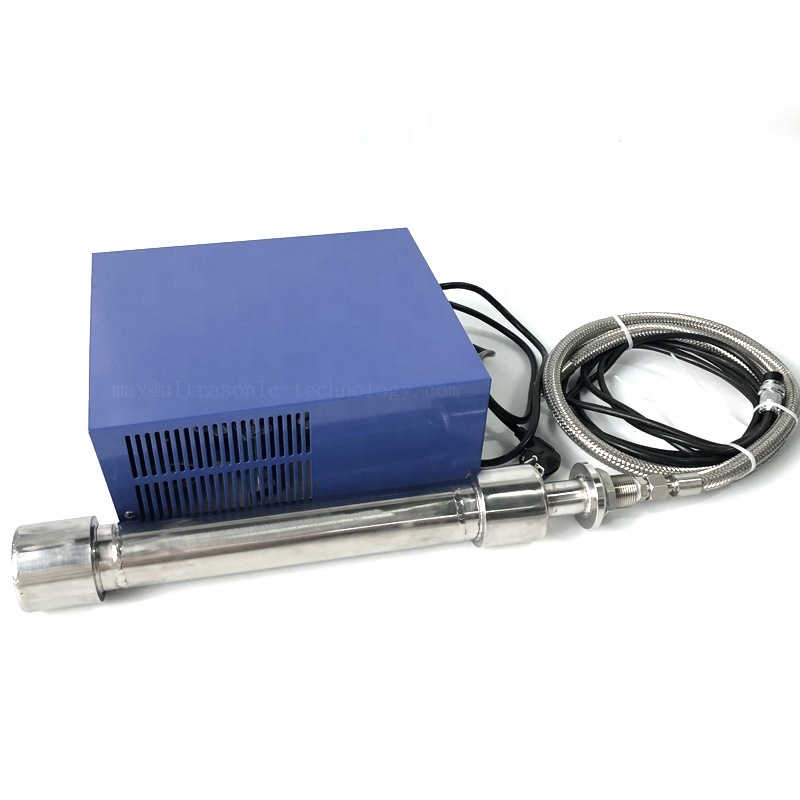 China Supply Submersible Ultrasonic Cleaning Reactor Rod 25K-27K Industrial Ultrasound Tubular Reactor For Biodiesel Cleaning