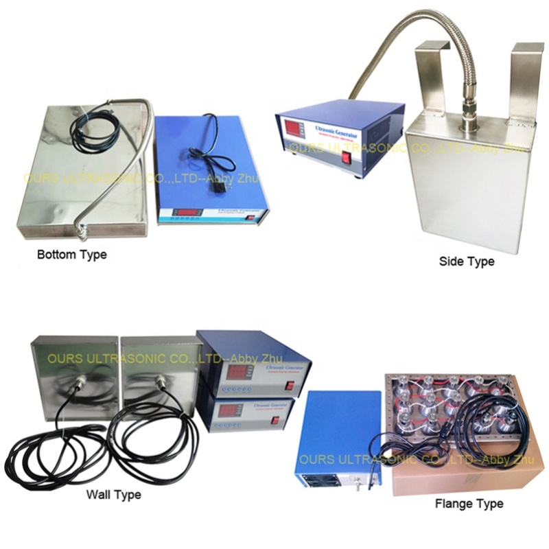 Bottom /Side /Wall /Flange Type Stainless Steel 316 Immersed Ultrasonic Transducer Cleaner 300W-7000W