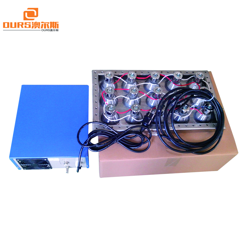 Flange Type Ultrasonic Transducer Vibration Box Fixed In Cleaning Tank 300W Small Ultrasonic Energy Propagation Instrument