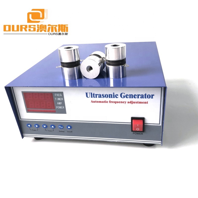 Frequency And Power Adjustable Digital Ultrasonic Piezoelectric Generator 1800W Ultrasonic Cleaner Generator