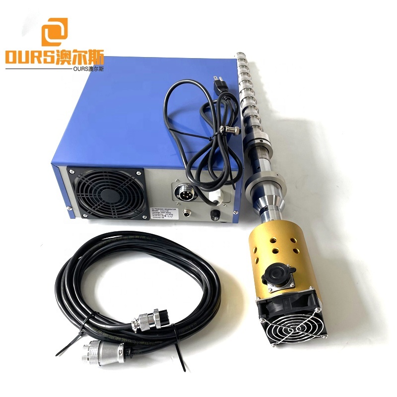 1000W 20K Vibration Frequency Flange Ultrasonic Reactor Transducer With Generator Use On Industrial Extract Cedar Deodara Oil