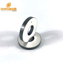 Cleaning Sensor Round Shape Piezoelectric Ceramic Material 38*15*5mm For Making Piezoelectric Transducer