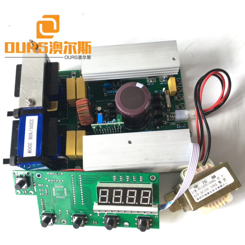 Frequency And Power Adjustable Ultrasonic Generator PCB 20KHZ-40KHZ 600W For Ultrasonic Cleaner Parts