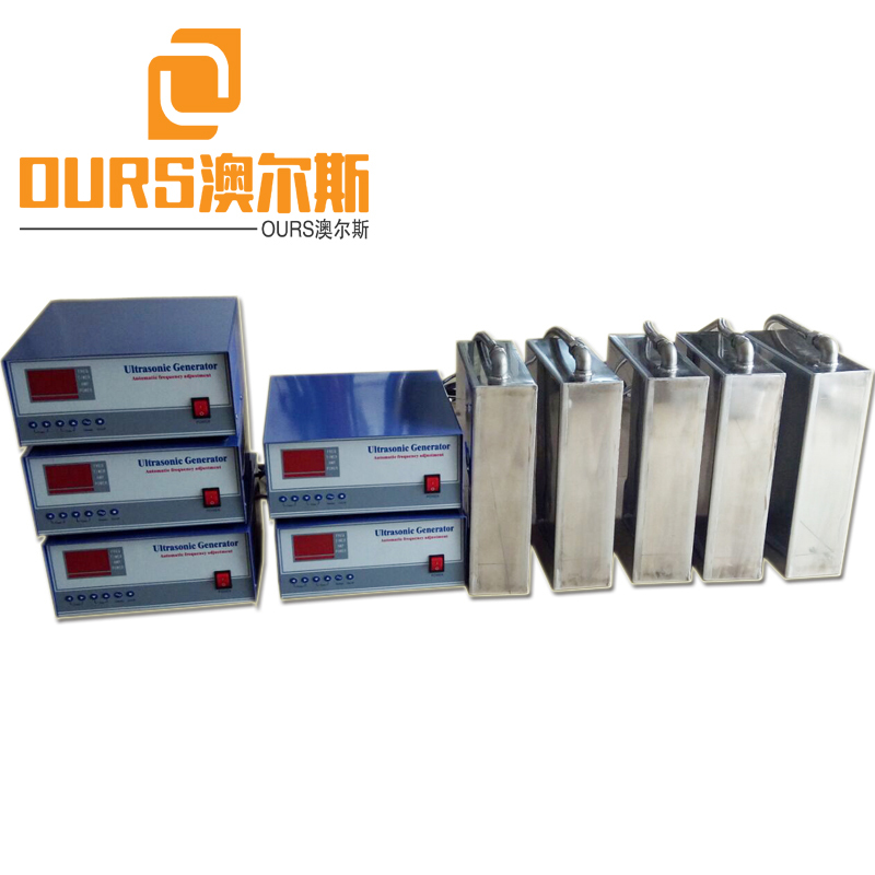 80KHZ High Frequency 1000W Throw-in SS316 Submersible Ultrasonic Transducers with Generator For Sale