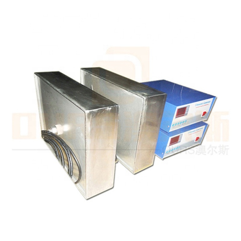 Side/Bottom/Flange Type Immersible Ultrasonic Vibration Cleaning Transducer/Vibrator Plate For Industrial Cleaning 40K Frequency