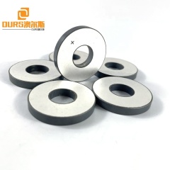 28K 40K 38mm Diameter Piezoceramic Material Piezoelectric Ceramic Ring Used On Ultrasonic Cleaning Sensor