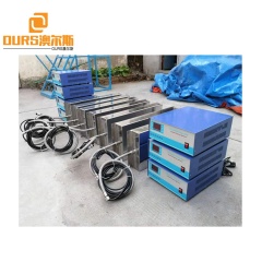High Efficiency Cleaning Process Using Waterproof Immersible Transducer Pack Pulse Wave 28K For Oil/Rust/Dirt Washing