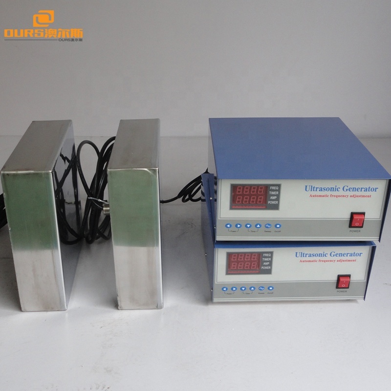 High Power 3000W Submersible Ultrasonic Transducer With Generator For Industrial Cleaning 28k