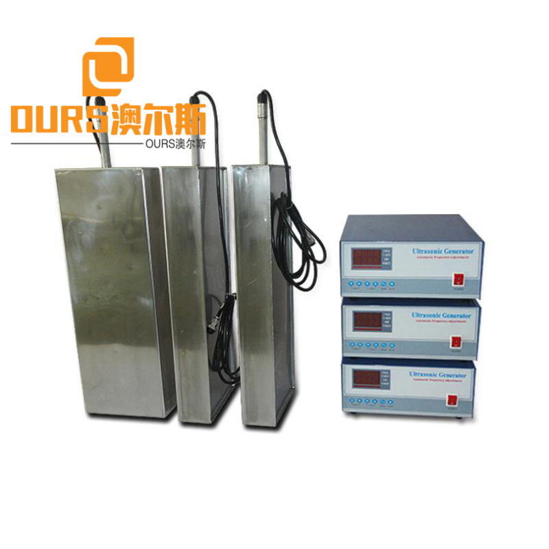 1200W Multi-frequency Stainless Steel Immersible Ultrasonic Transducer Cleaner For Electroplating Industry Purpose