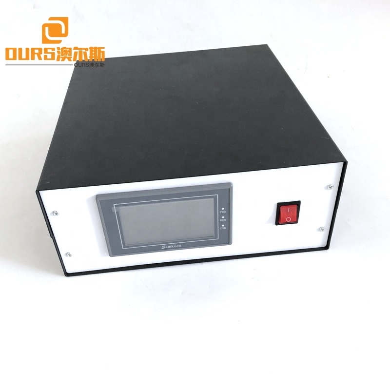 2000W 20KHz Ultrasonic Welding Transducer With Booster Aluminum Welding Horn And Generator For Mask Sealing