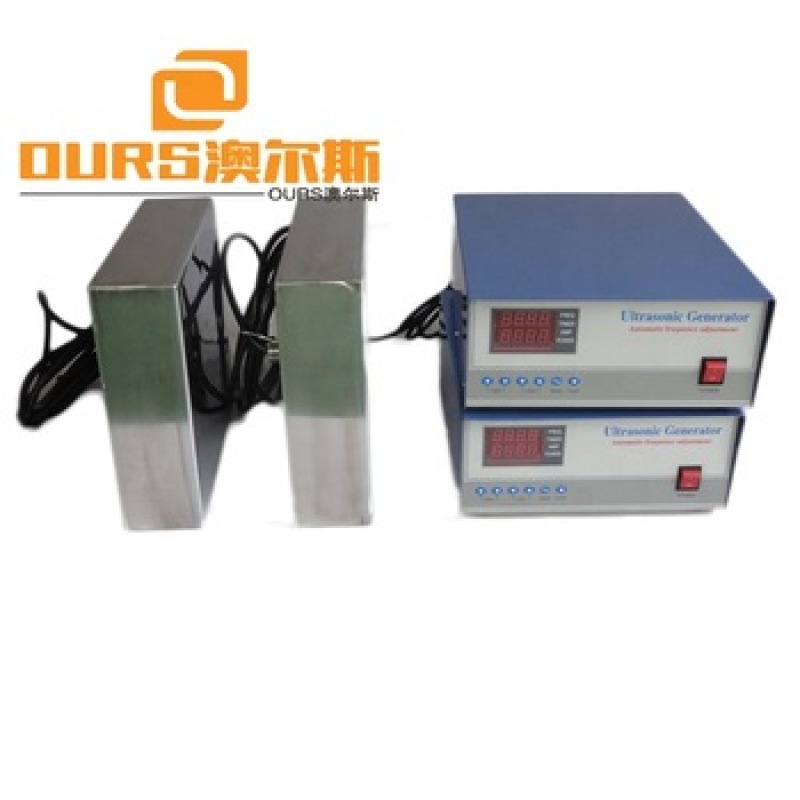 OURS 28khz/40khz 5000W waterproof immersible transducer packs and ultrasonic generators high power immersible transducer packs