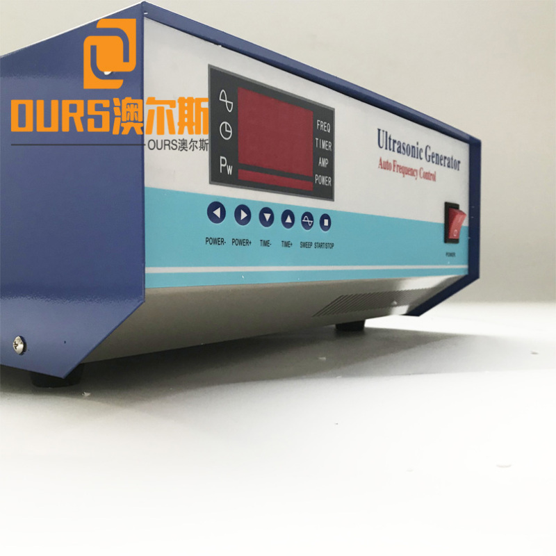 130KHZ High Frequency 1200W Ultrasonic Sound Wave Generator For Ultrasonic Industrial Cleaner With Timer