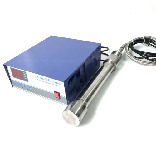 Biodiesel Tubular Immersion Reactor Ultrasonic Single Frequency Transducer Pipe 1000W Industrial Biodiesel Mixing Tube Reactor