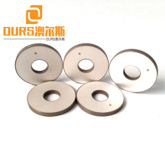 38X13X6.35mm Material P4 o anillo material P8 Piezoeléctrico de cerámica piezoeléctrico para transductor de 50W o 60W