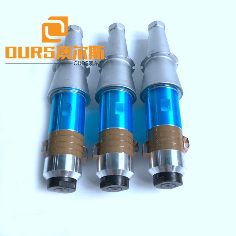 20khz 2000w pressure ceramic transducer and Booster for ultrasonic plastic welding