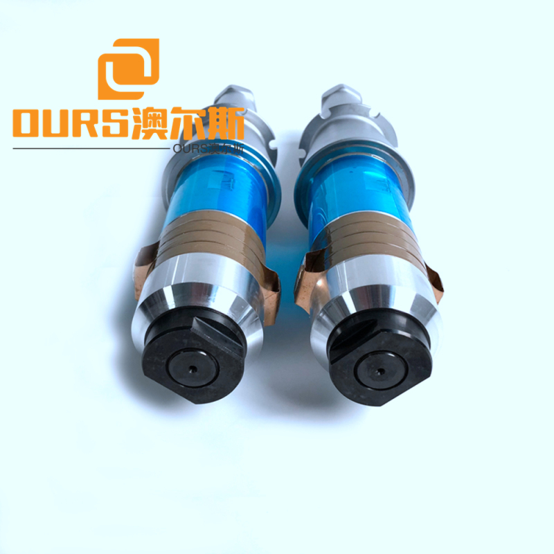 2000w 20khz Ultrasonic Transducer With Titanium Booster  For plastic welding drilling