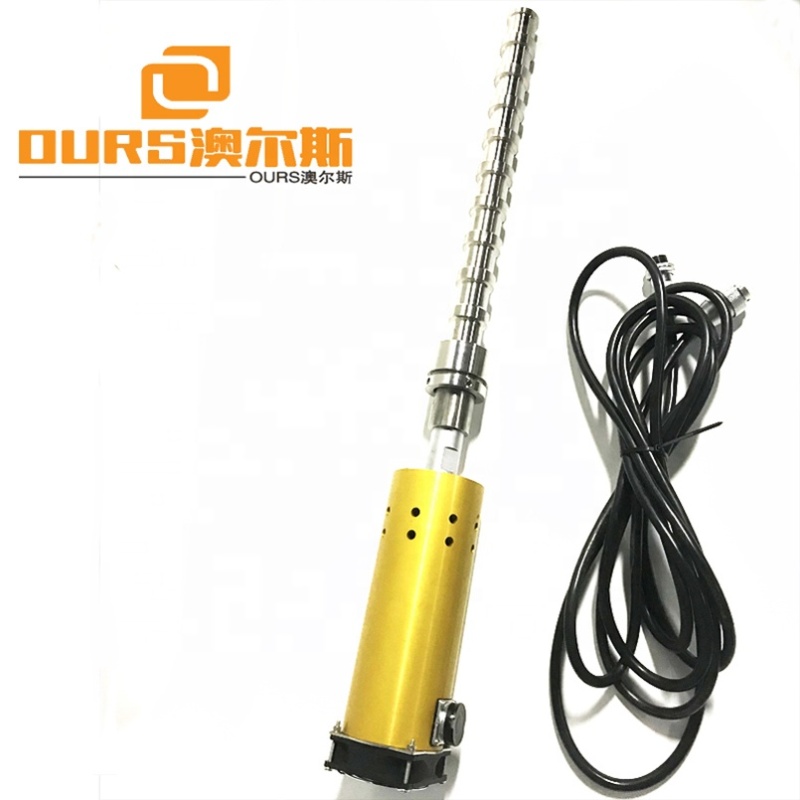 Biodiesel Production From Waste Cooking Oil By Using Ultrasonic Tubular Reactor 20KHZ 1000W/1500W/2000W Vibrating Reactor Rod